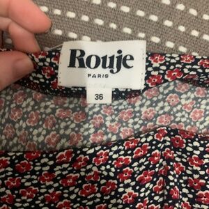 Rouje Paris floral mini skirt